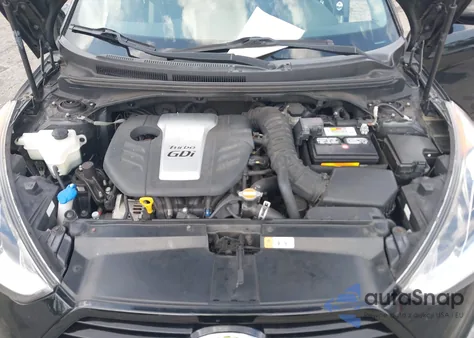 2015 Hyundai Veloster Turbo из США, поврежденный, VIN KMHTC6AEXFU242096